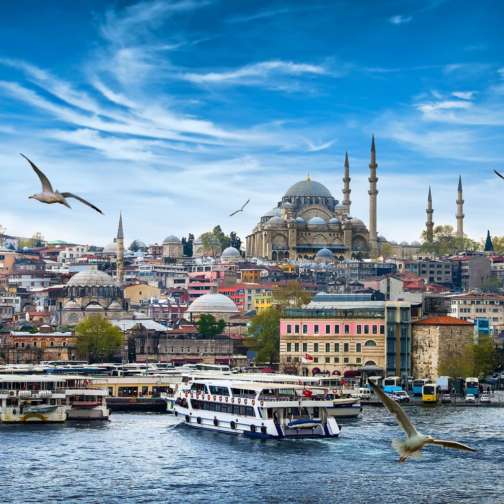 Istanbul the capital of Turkey, eastern tourist city.